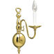 Americana 1 Light 5 inch Polished Brass Wall Bracket Wall Light
