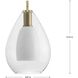 Carillon 1 Light 9.87 inch Brushed Gold Pendant Ceiling Light