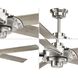 Ellwood 68 inch Brushed Nickel with Driftwood Blades Ceiling Fan