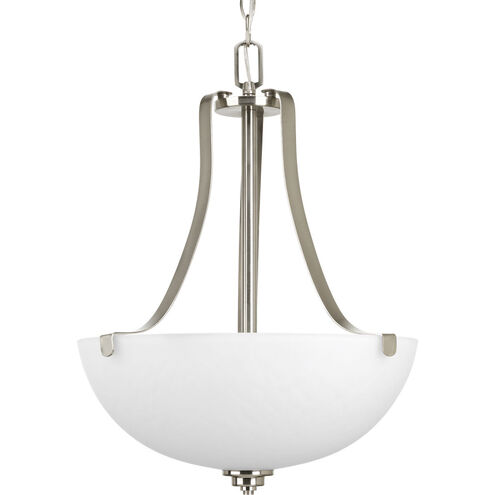 Legend 3 Light 16.62 inch Brushed Nickel Inverted Foyer Pendant Ceiling Light