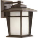 Loyal 1 Light 10 inch Antique Bronze Outdoor Wall Lantern