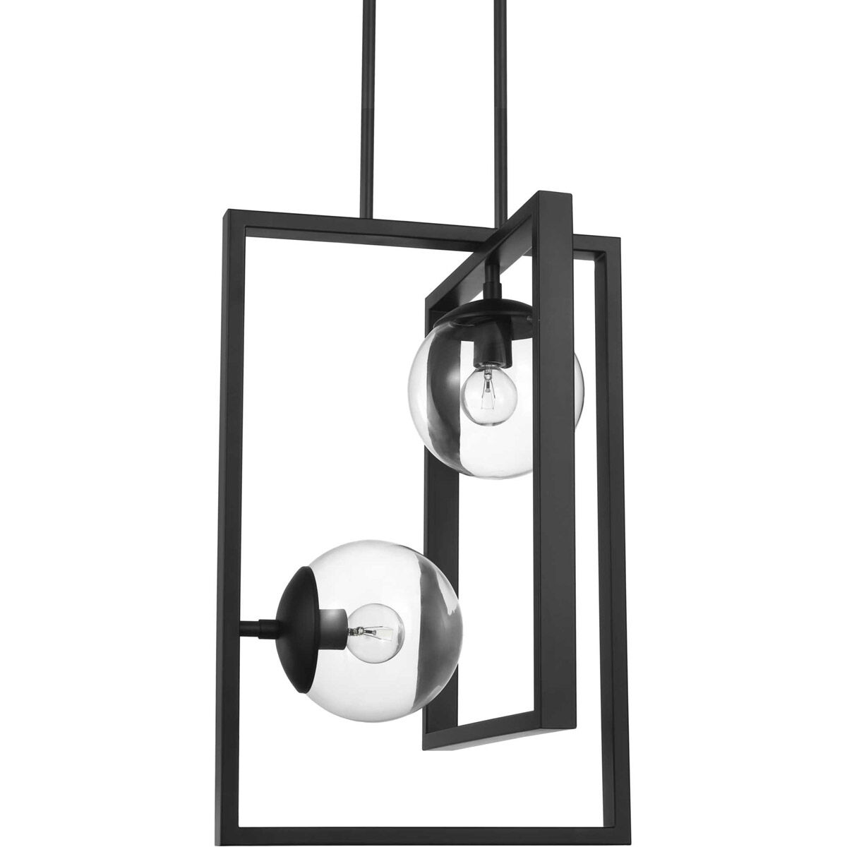 Atwell 2 Light 14 inch Matte Black Pendant Ceiling Light
