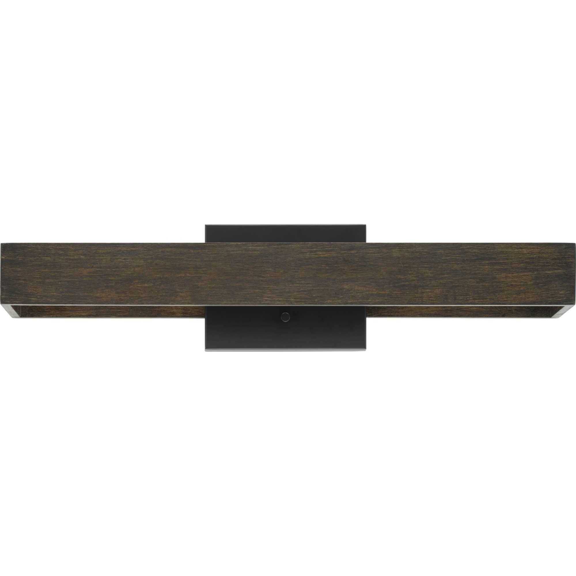 Boundary 2 Light 24 inch Matte Black Wall Bracket Wall Light, Design Series