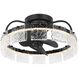 Fanin 20.62 inch Matte Black Outdoor Ceiling Fan