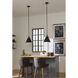 Hinton 1 Light 12 inch Matte Black Pendant Ceiling Light