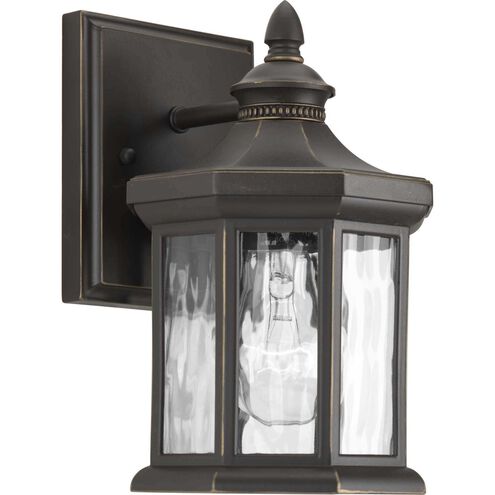 Edition 1 Light 9 inch Antique Bronze Outdoor Wall Lantern, Small