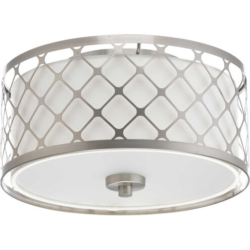 Mingle LED LED 11 inch Brushed Nickel Flush Mount Ceiling Light, Progress LED