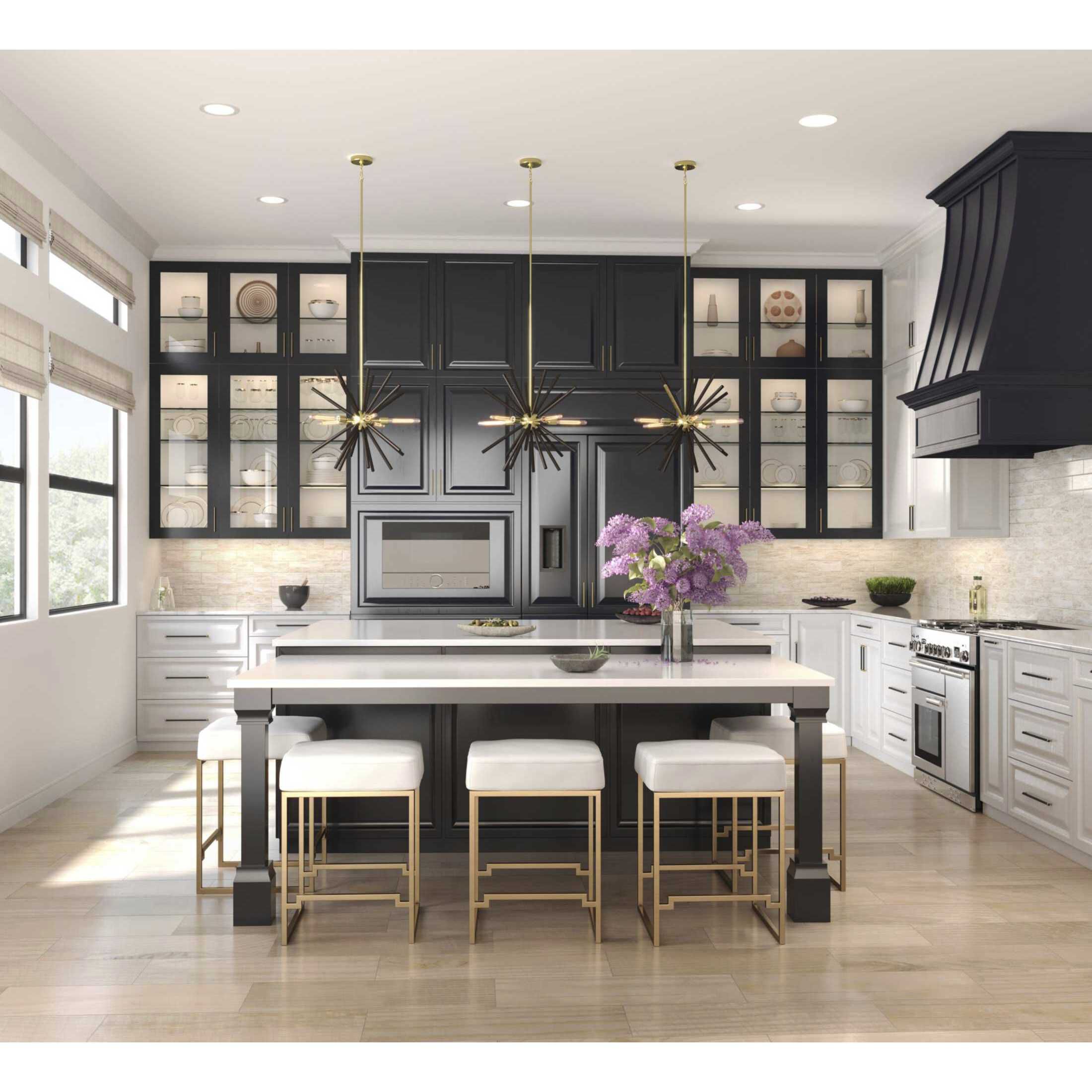 Thorpe 5 Light 28 inch Satin Brass Chandelier Ceiling Light