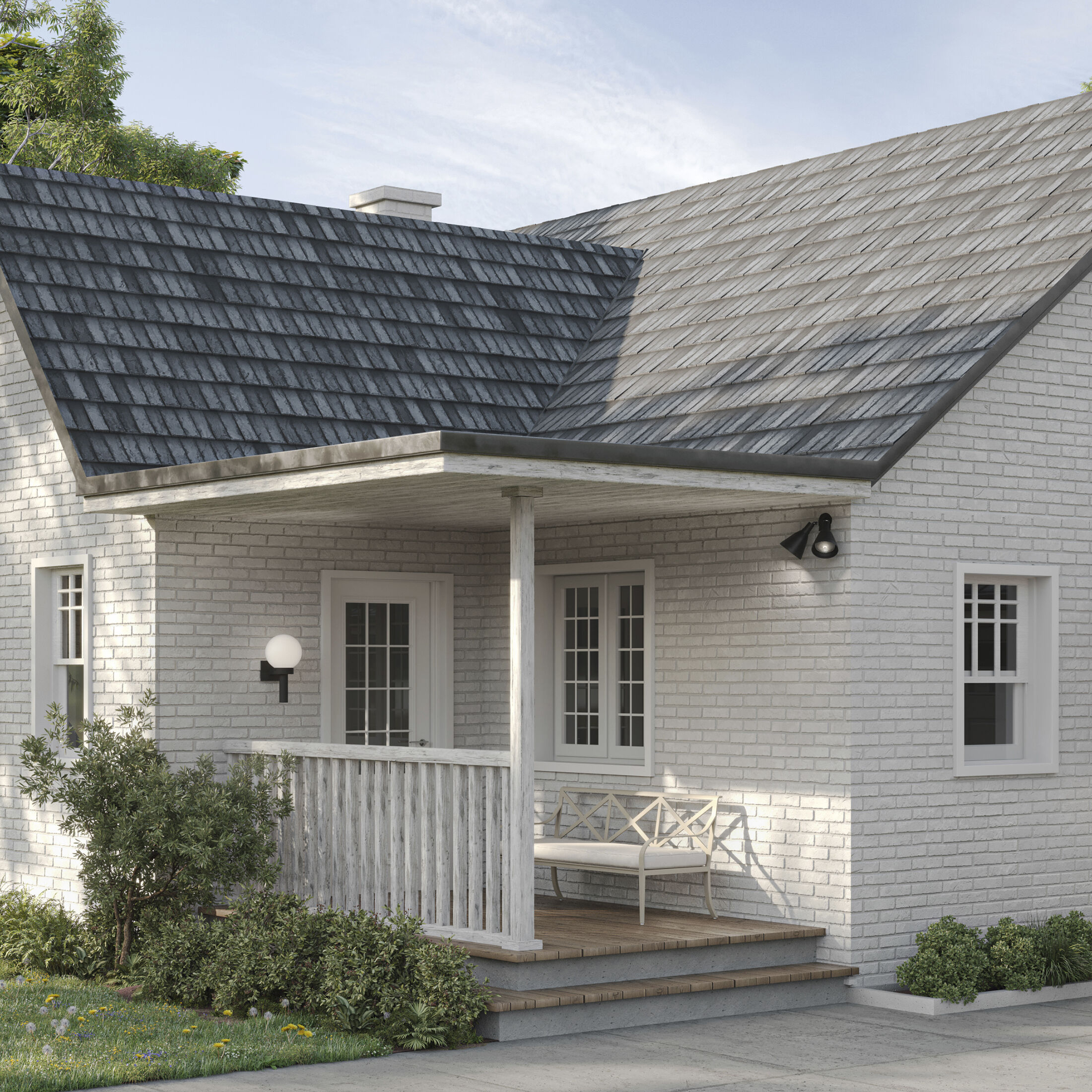 Acrylic Globe Outdoor Wall Lantern