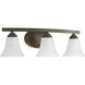 Adorn 3 Light 21.5 inch Antique Bronze Bath Vanity Wall Light