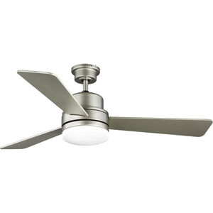 Trevina II 52 inch Painted Nickel with Silver Blades Ceiling Fan