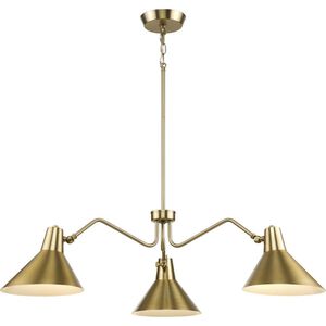 Trimble 3 Light 44.12 inch Brushed Bronze Chandelier Ceiling Light, Design Series