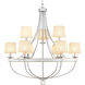 Gulliver 9 Light 35 inch Galvanized Chandelier Ceiling Light