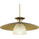 Trimble 1 Light 18 inch Brushed Bronze Pendant Ceiling Light, Design Series