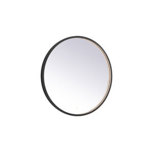 Pier 28 X 28 inch Black LED Mirror