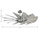 Springer 52 inch Antique Nickel with White Barnwood Blades Windmill Ceiling Fan