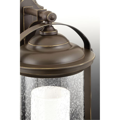 Whitacre LED LED 14 inch Antique Bronze Outdoor Wall Lantern, Small, Design Series