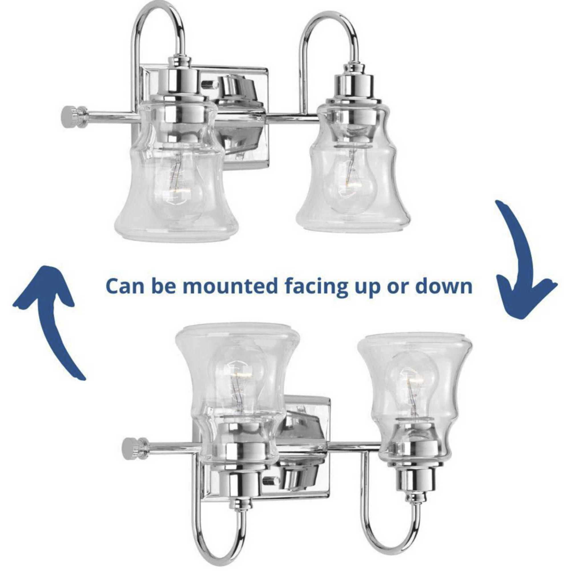 Litchfield 2 Light 15 inch Polished Chrome Bath Vanity Wall Light