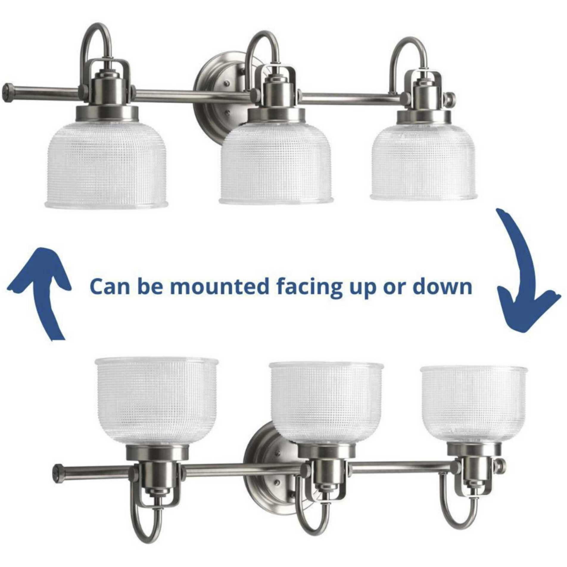 Archie 3 Light 26.25 inch Antique Nickel Bath Vanity Wall Light