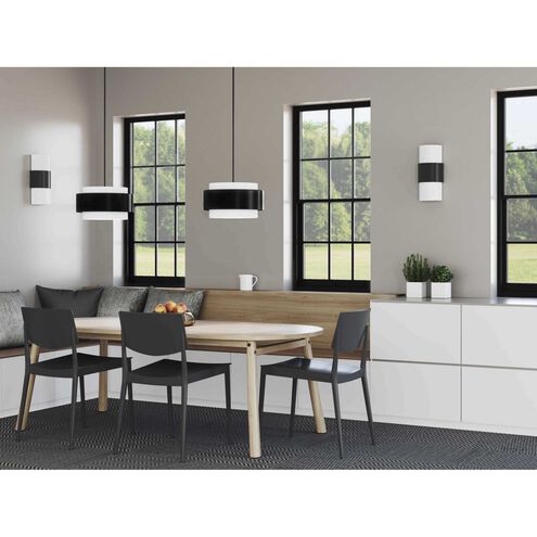 Silva 3 Light 16 inch Matte Black Pendant Ceiling Light, Design Series