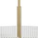 Seville 4 Light 17.87 inch Soft Gold Convertible Pendant Ceiling Light, Design Series