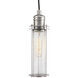 Industrial 1 Light 5 inch Galvanized Pendant Ceiling Light
