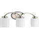 Nisse 3 Light 24 inch Polished Nickel Bath Vanity Wall Light