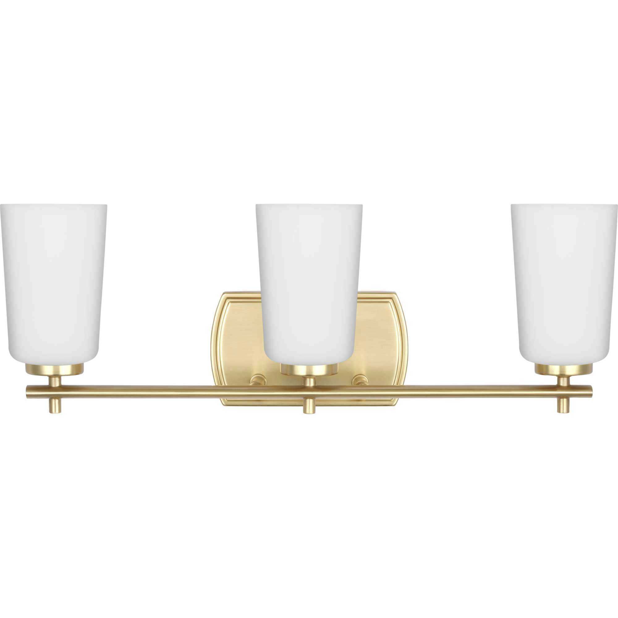 Adley 3 Light 23 inch Satin Brass Bath Vanity Light Wall Light