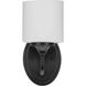 Lynzie 1 Light 5.25 inch Matte Black Bath Vanity Light Wall Light