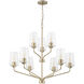 Celino 9 Light 32 inch Champagne Bronze Chandelier Ceiling Light
