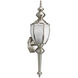 Roman Coach 1 Light 20 inch Brushed Nickel Outdoor Wall Lantern