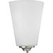 Compact Fluorescent Wall 2 Light 8 inch Brushed Nickel ADA Wall Sconce Wall Light