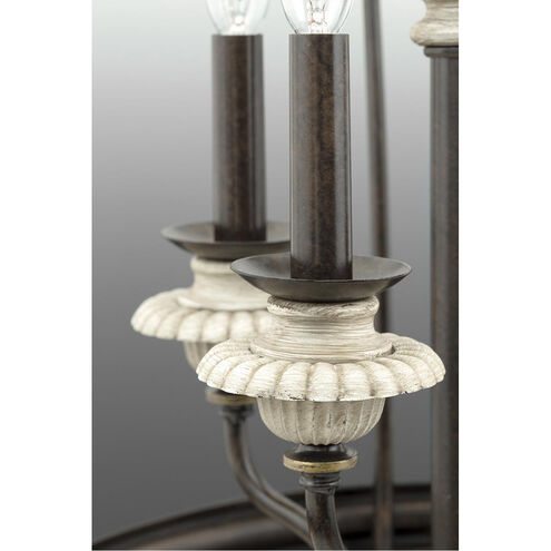 Bergamo 5 Light 26 inch Forged Bronze Chandelier Ceiling Light, Design Series