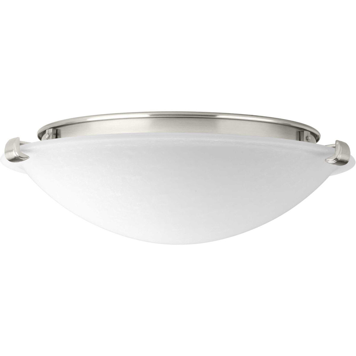 LED Dome LED 12 inch Brushed Nickel Flush Mount Ceiling Light, Progress LED