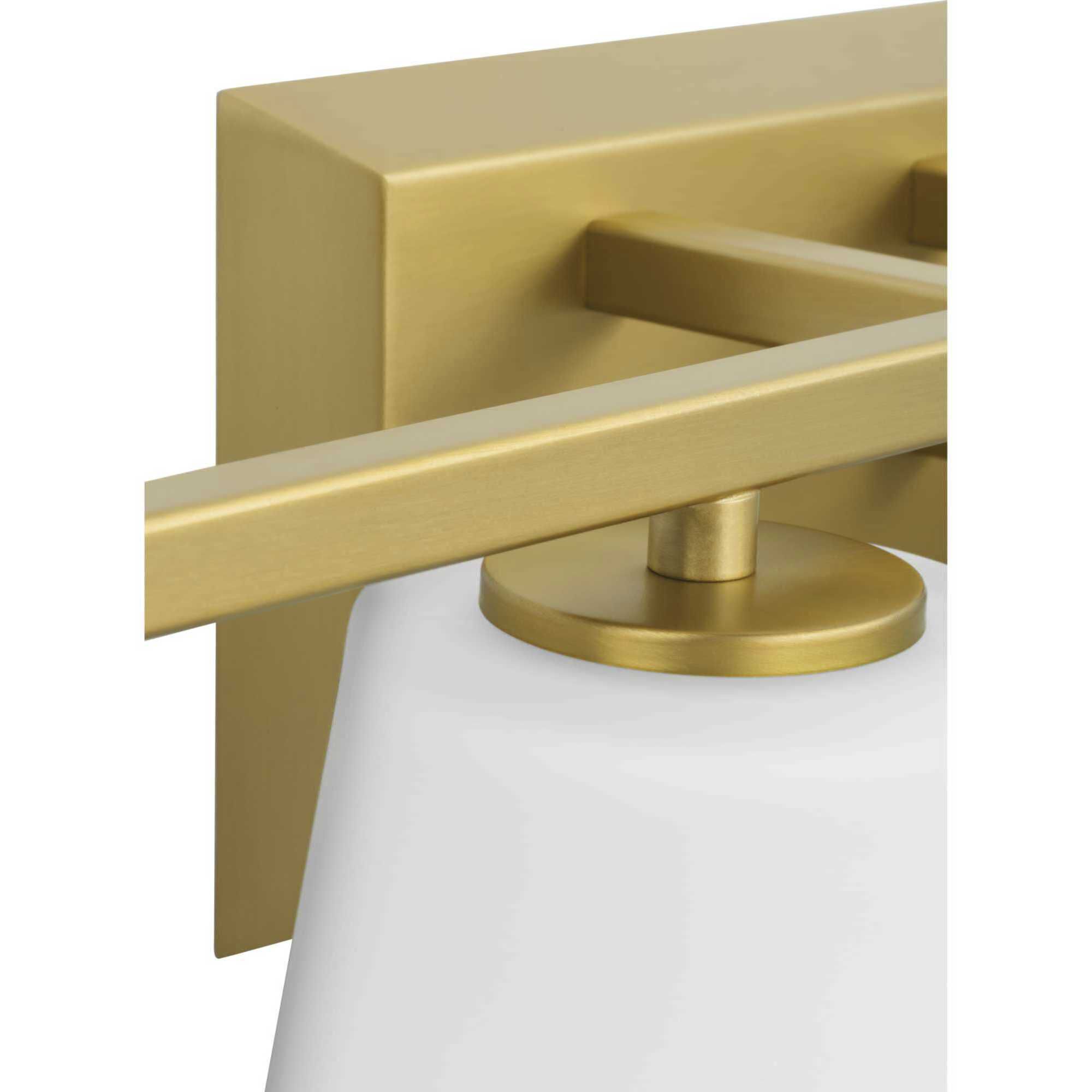 Vertex 4 Light 29 inch Brushed Gold Bath Light Wall Light