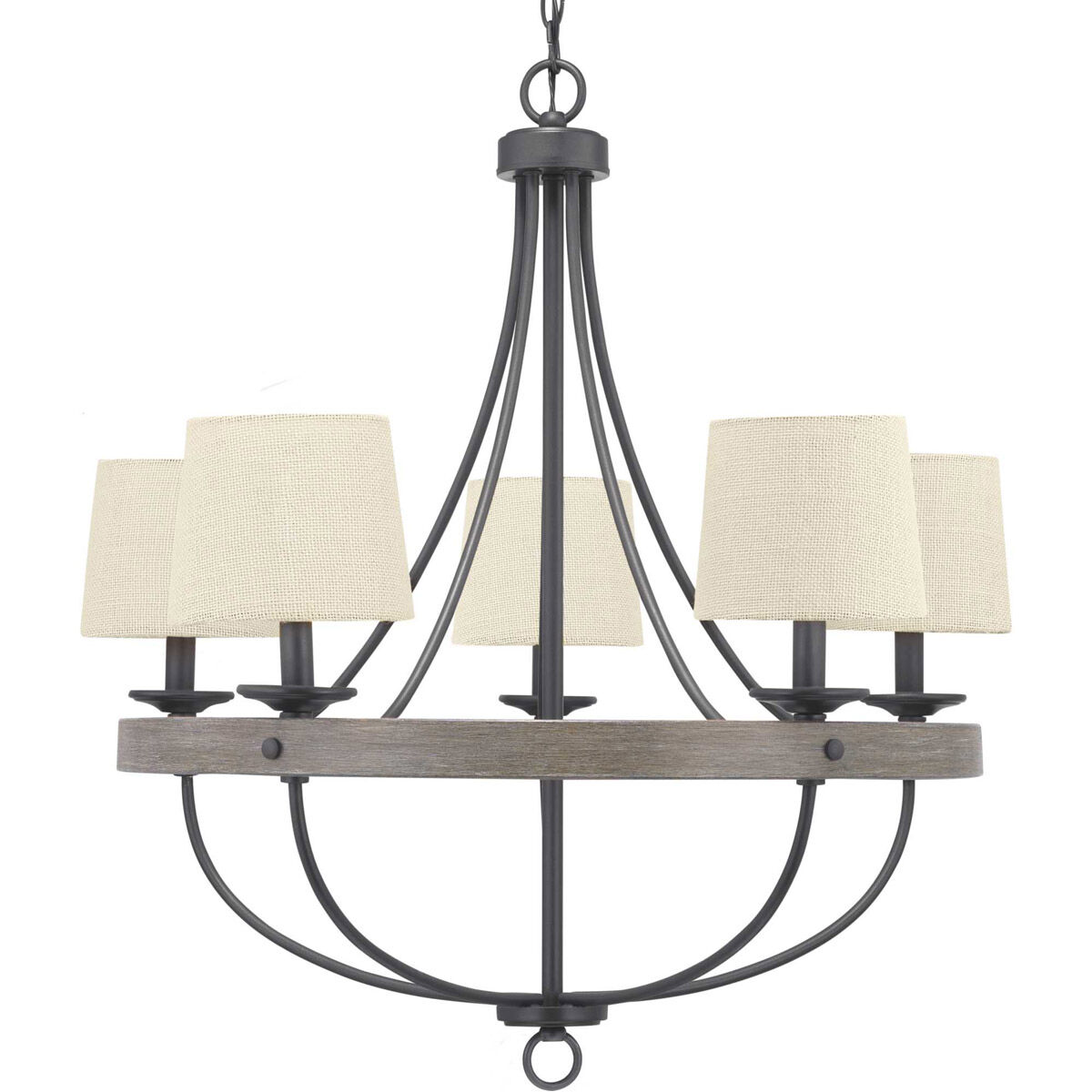 Gulliver 5 Light 26 inch Graphite Chandelier Ceiling Light