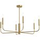 Reines 6 Light 32.00 inch Chandelier