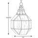 Mauldin 1 Light 12 inch Brushed Nickel Pendant Ceiling Light, Design Series