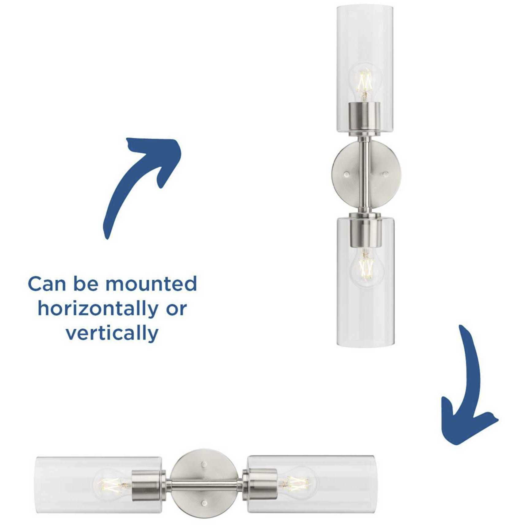 Cofield 2 Light 5.62 inch Brushed Nickel Wall Bracket Wall Light