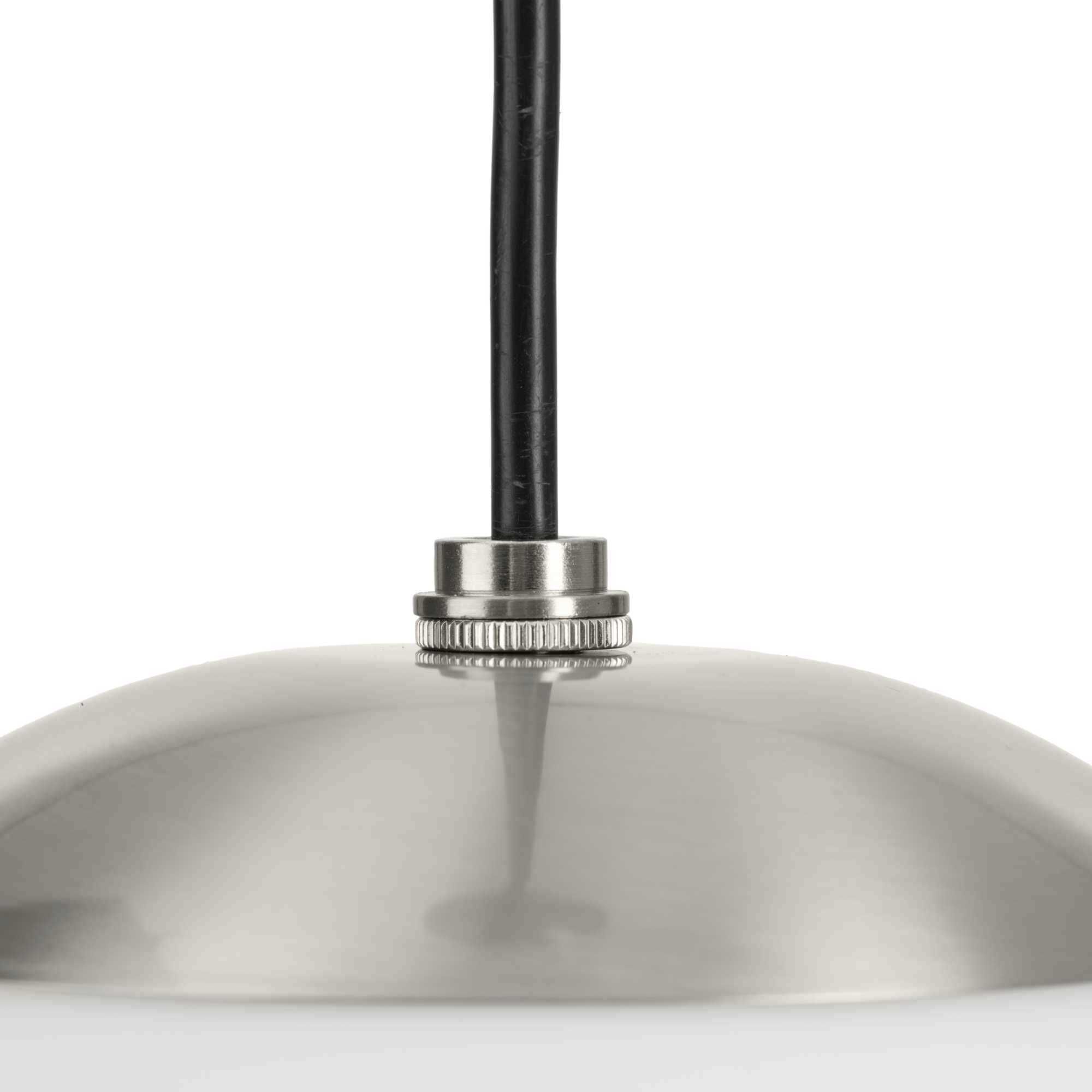 Atwell 1 Light 8 inch Brushed Nickel Pendant Ceiling Light, Small