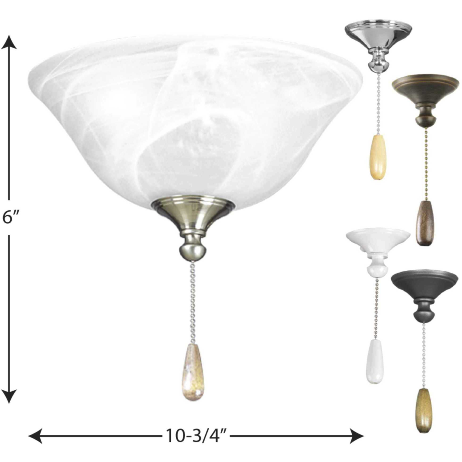 AirPro LED Unfinished Fan Light Kit