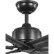 Brazas 56 inch Matte Black with Distressed Ebony Blades Ceiling Fan