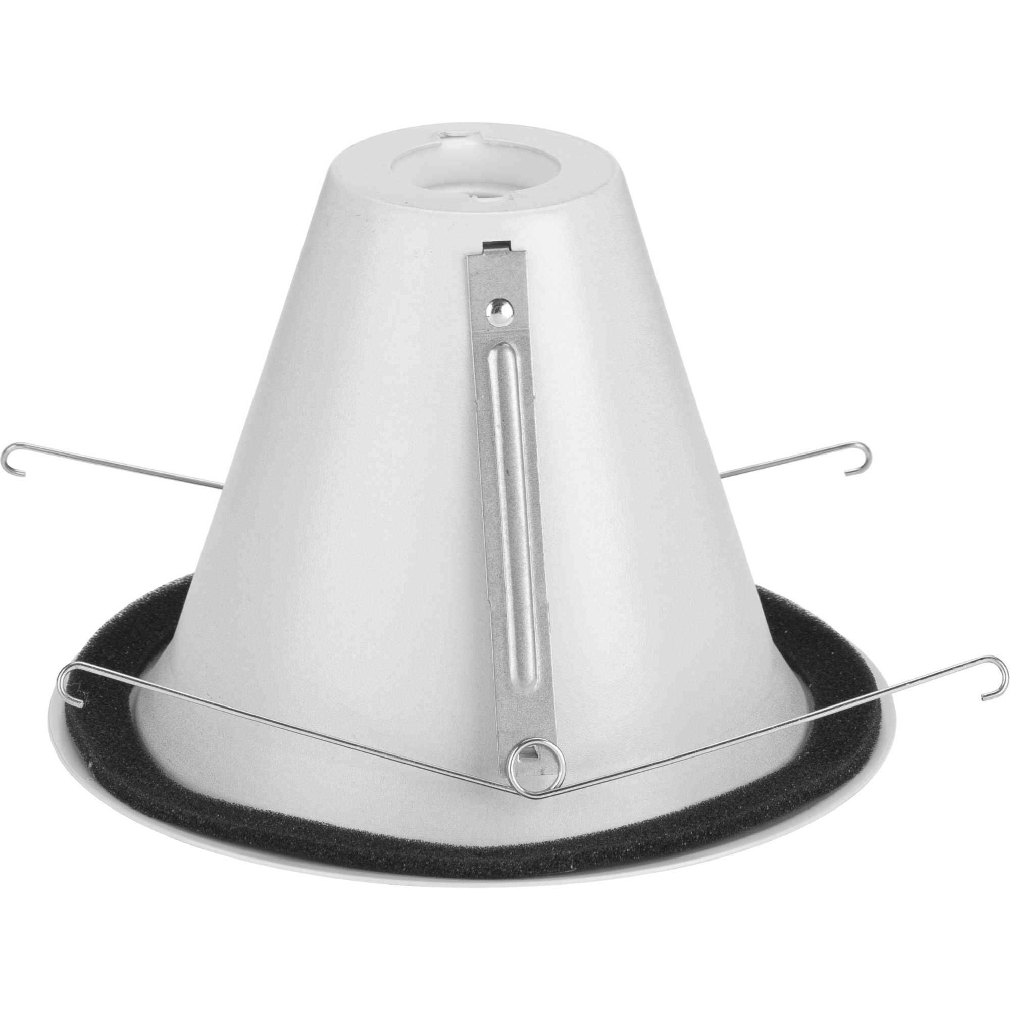 6in Recessed Trim PAR38 Satin White Open Shower Trim