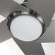 Gust 54 inch Brushed Nickel with Silver Blades Ceiling Fan, Progress LED