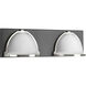 Ponder LED LED 16.13 inch Graphite Bath Vanity Wall Light, Progress LED