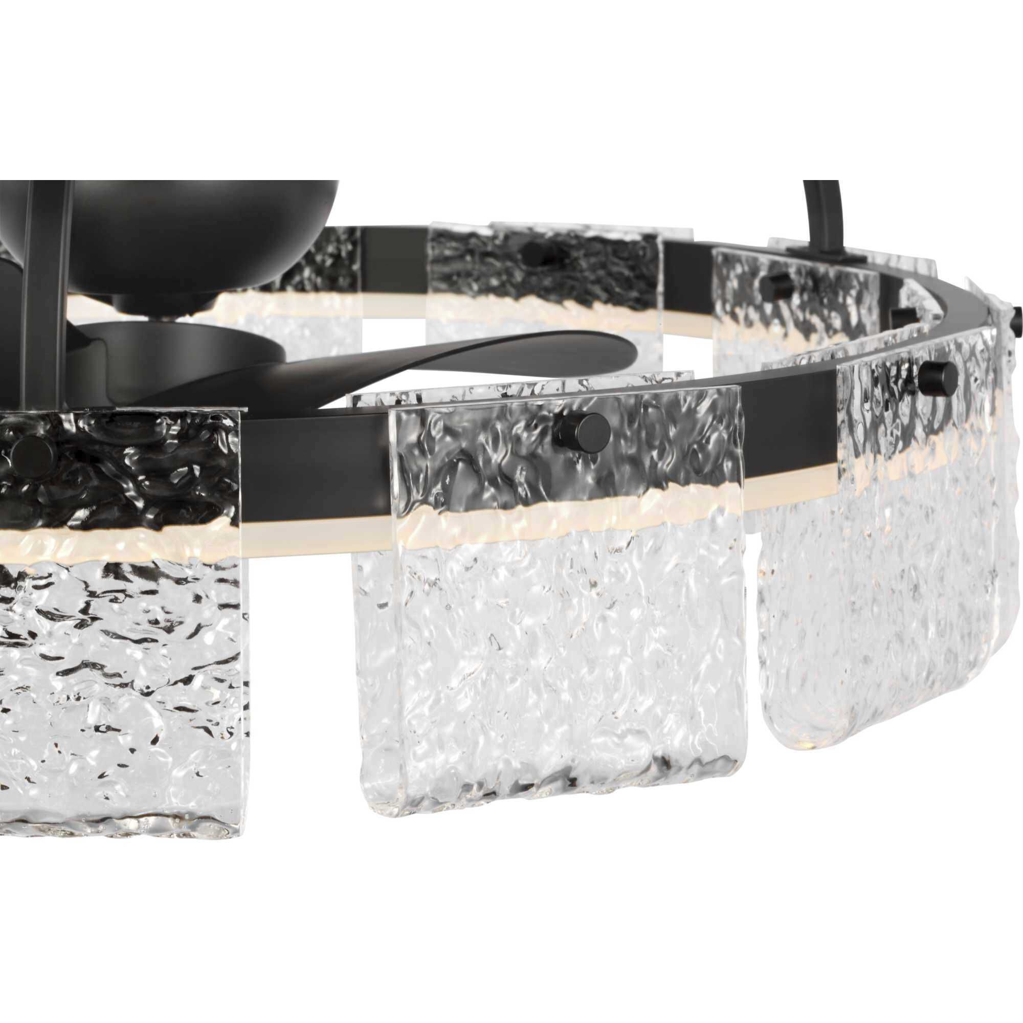 Fanin 20.62 inch Matte Black Outdoor Ceiling Fan