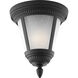 Westport 1 Light 9 inch Black Outdoor Close-to-Ceiling Lantern