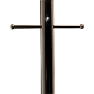 Outdoor Posts 84 inch Antique Bronze Outdoor Aluminum Post in Photocell, with Photocell