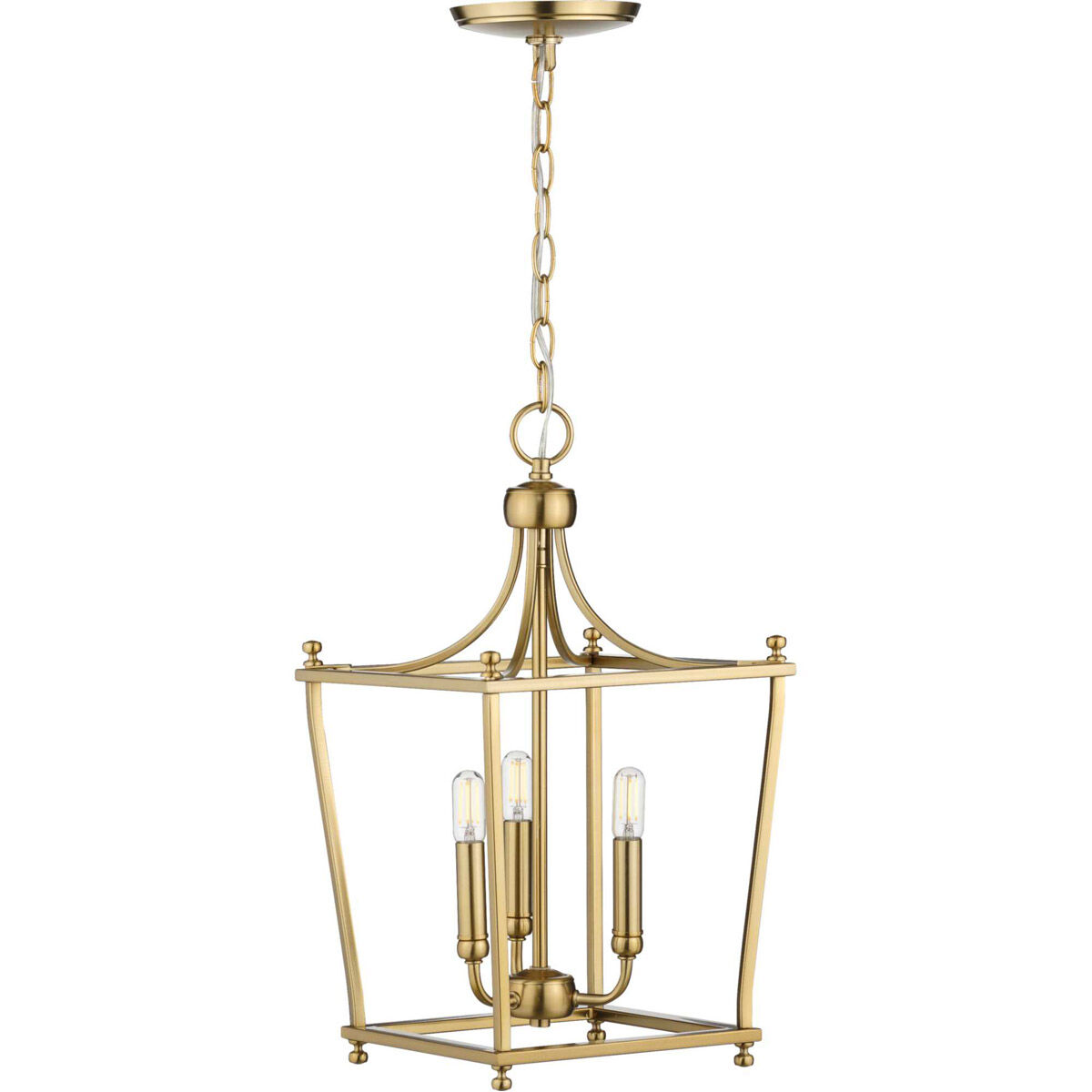 Parkhurst 3 Light 11 inch Brushed Bronze Foyer Pendant Ceiling Light