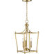 Parkhurst 3 Light 11 inch Brushed Bronze Foyer Pendant Ceiling Light